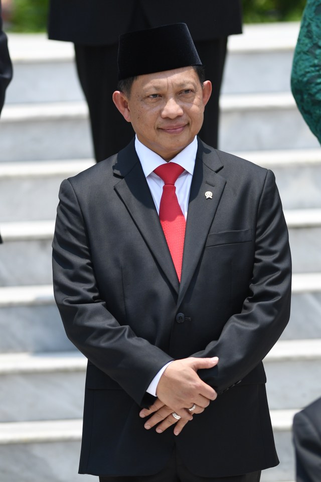 Menteri Dalam Negeri Tito Karnavian di Istana Merdeka, Jakarta. Foto: ANTARA FOTO/Wahyu Putro A