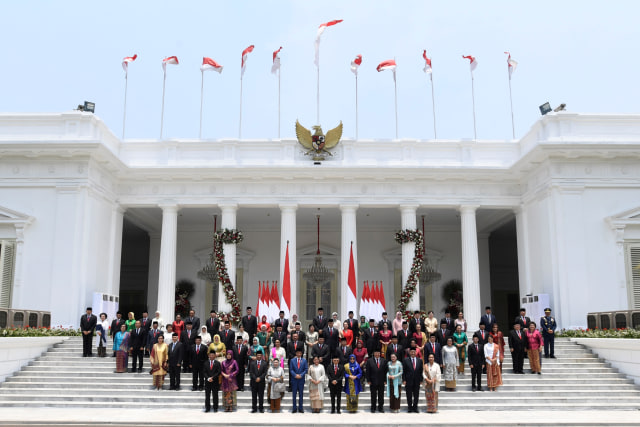 Menteri Kabinet Indonesia Maju, Foto Bersama