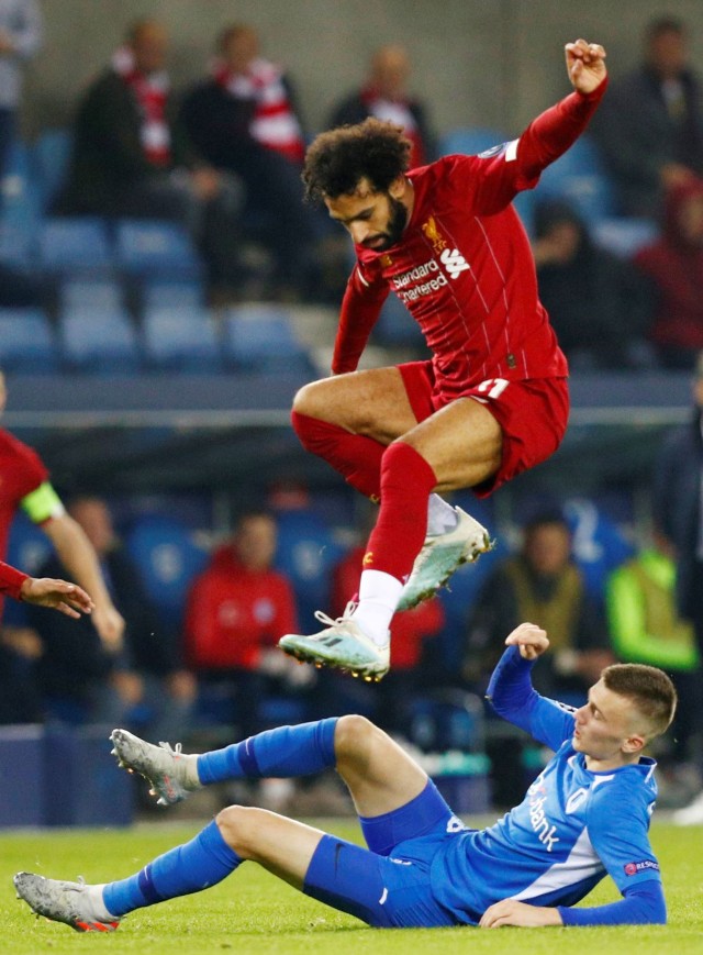 Duel KRC Genk vs Liverpool. Foto: REUTERS/Francois Lenoir