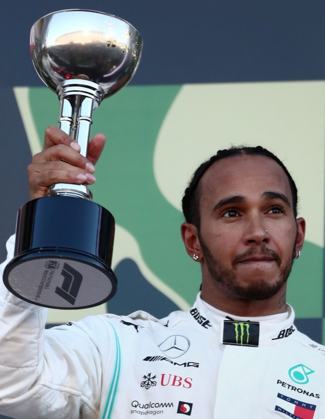 Pebalap Mercedes, Lewis Hamilton. Foto: Behrouz MEHRI / AFP