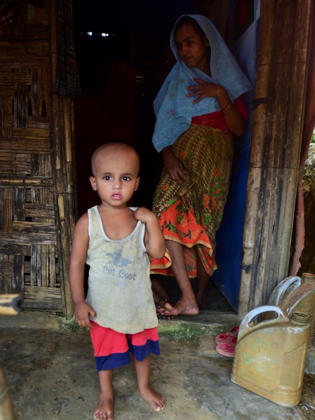 Pengungsi Rohingya.  Foto: AFP/MUNIR UZ ZAMAN