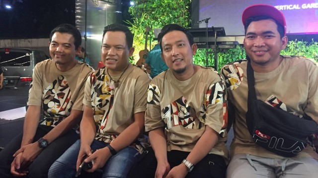 Band Wali saat ditemui di kawasan Gatot Subroto, Jakarta Selatan, Kamis (24/10). Foto: Alfadillah/kumparan