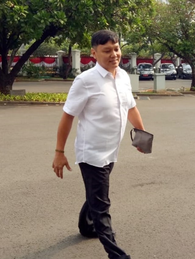 Surya Tjandra tiba di Istana Kepresidenan, Jakarta, Jumat (25/10/2019).
 Foto: Kevin S. Kurnianto/kumparan