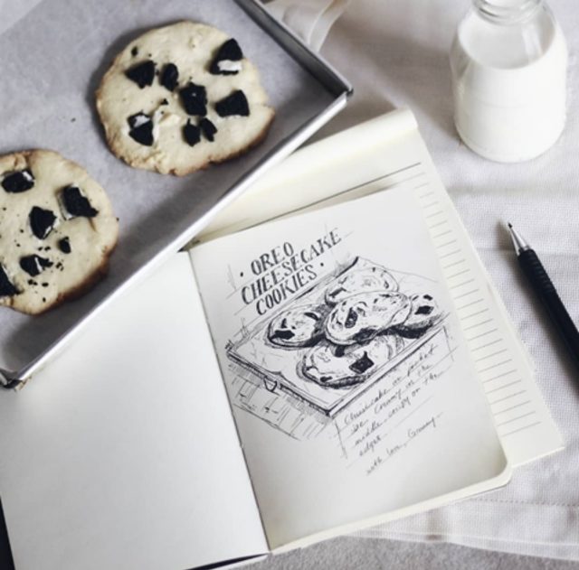 Oreo Cheesecake Cookies m ilik Granny Smith’s Crumbs | Photo by @grannysmithscrumbs on Instagram
