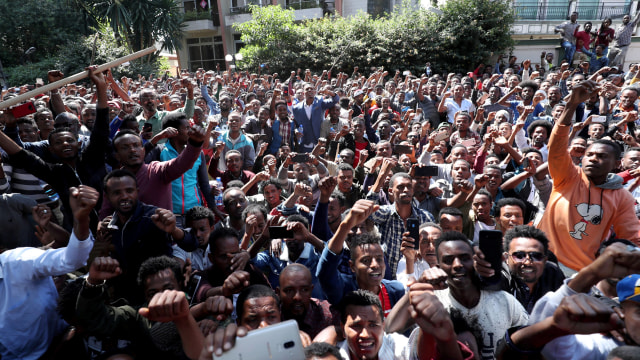 Demo di Ethiopia. Foto: Reuters