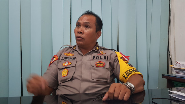Kabag Ops Polres Pangkalpinang, Kompol Jadiman Sihotang. (Jr/Babelhits)