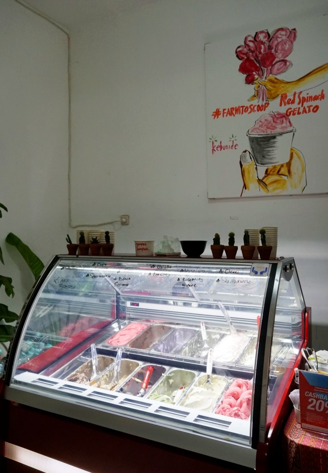  Unik  dan Segar Gelato Rasa Pakcoy dan Rosemary ala Kebun 