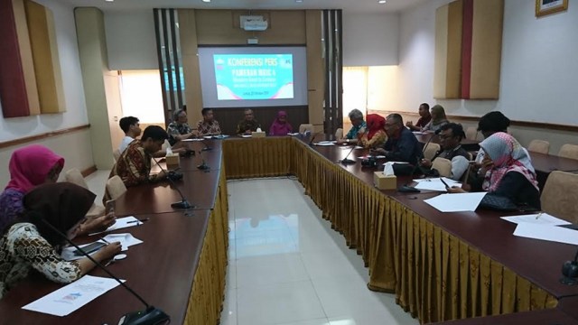 Jumpa Pers Museum Go To Campus di Ruang Sidang 1 Kantor Pusat UNS, Jumat (25/10). (Agung Santoso)