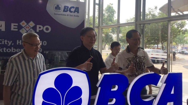 Direktur Utama BCA Jahja Setiaatmadja dalam pembukaan BCA Expo 2019 di ICE BSD, Tangerang. Foto: Elsa Toruan/kumparan