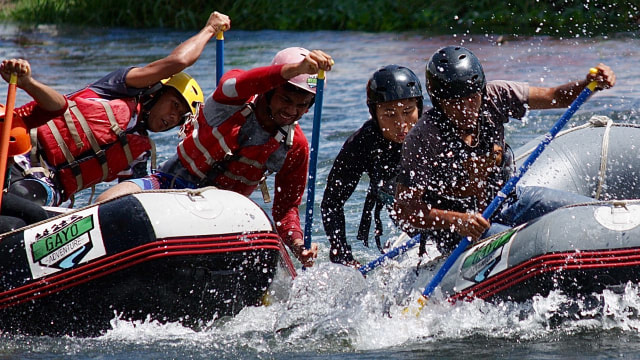 Foto: Arung Jeram Aman di Krueng Peusangan, Aceh Tengah (1137021)