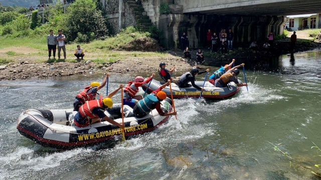 Foto: Arung Jeram Aman di Krueng Peusangan, Aceh Tengah (1137025)