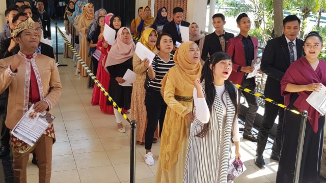Audisi  Liga Dangdut di Jembrana, Bali Diserbu Ratusan Peserta