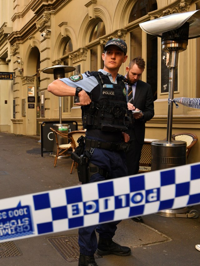 Ilustrasi Polisi Australia. Foto: AFP/SAEED KHAN