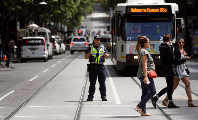 Ilustrasi jalanan di Australia. Foto: AFP/WILLIAM WEST