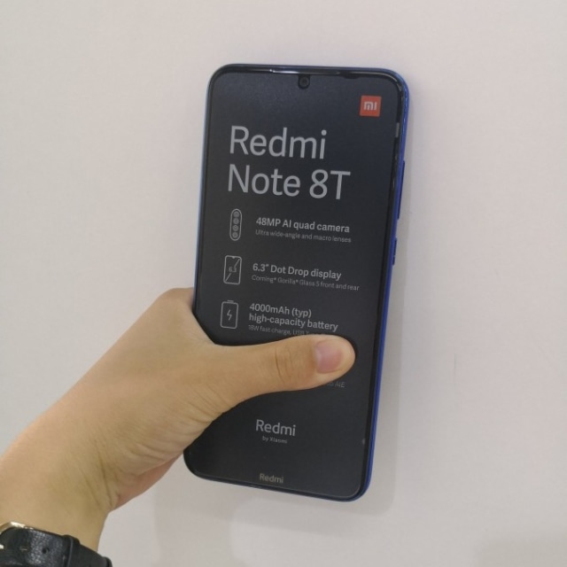 Bocoran wujud smartphone Redmi Note 8T. Foto: @Sudhanshu1414/Twitter