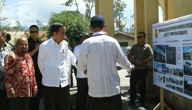 Presiden Joko Widodo di Wamena. (BumiPapua.com/Stefanus Tarsi)