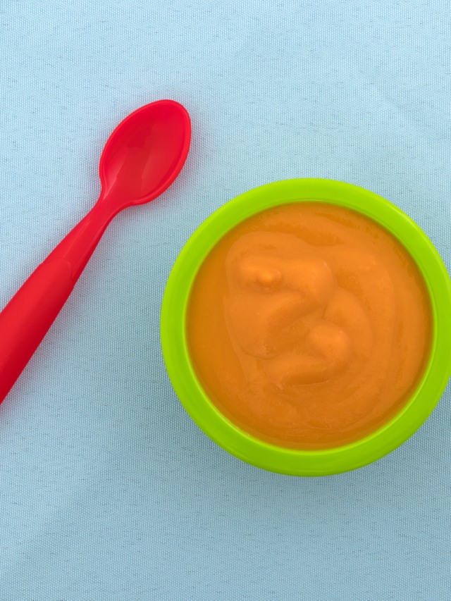 Puree mangga untuk makanan bayi. Foto: Shutterstock