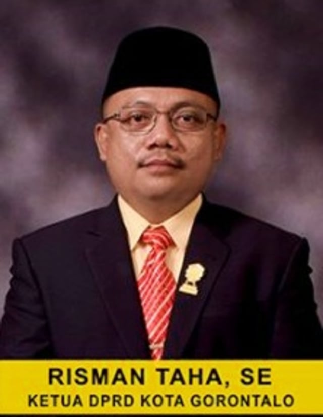 Ketua DPRD Kota Gorontalo, Risman Taha. Foto : Istimewa
