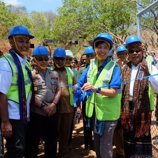 XL Axiata dan Kominfo resmikan BTS USO di desa Aewora, Ende, Nusa Tenggara Timur. Foto: XL Axiata