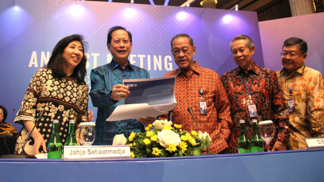 Suasana Laporan Keuangan Triwulan III 2019 BCA di Hotel Indonesia Kempinski, Jakarta, Senin (28/10/2019). Foto: Nugroho Sejati/kumparan