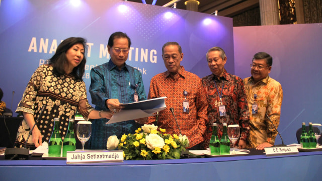 Suasana Laporan Keuangan Triwulan III 2019 BCA di Hotel Indonesia Kempinski, Jakarta, Senin (28/10/2019). Foto: Nugroho Sejati/kumparan