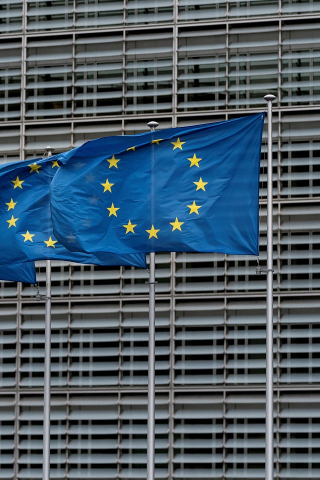 Bendera Uni Eropa. Foto: AFP