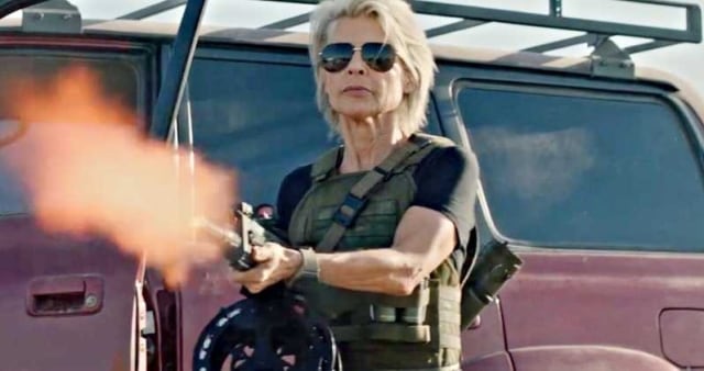 Linda Hamilton di film 'Terminator: Dark Fate'. Foto: IMDb