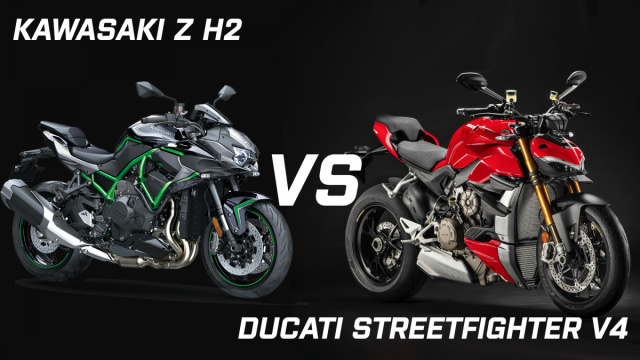 Ducati Streetfighter V4 Lawan Sepadan Kawasaki Z H2 Kumparan Com