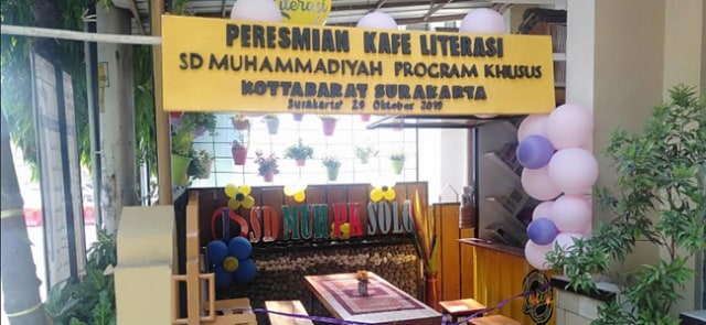 Kafe Litersasi SD Muhammadiyah PK Kottabarat. (Fernando Fitusia)
