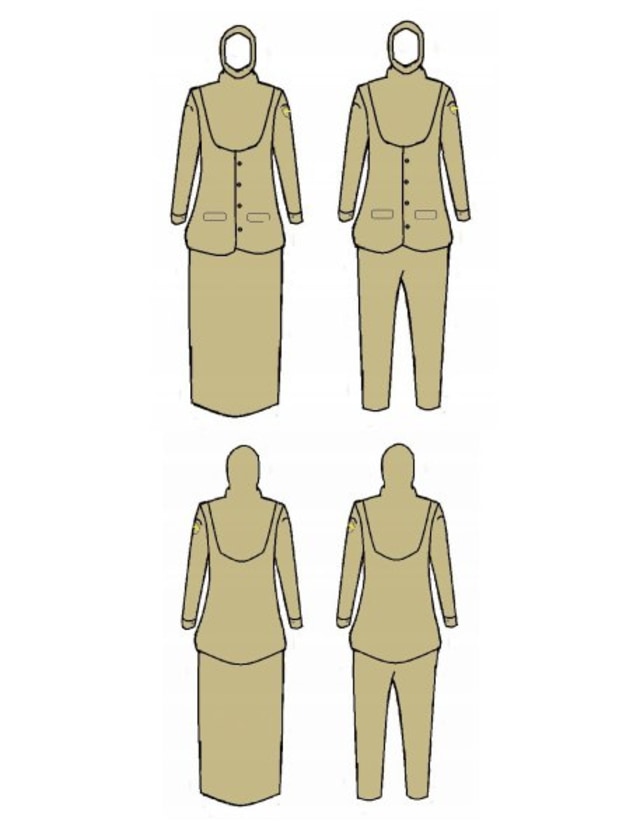 Pakaian PNS Kemendagri, NOT COVER