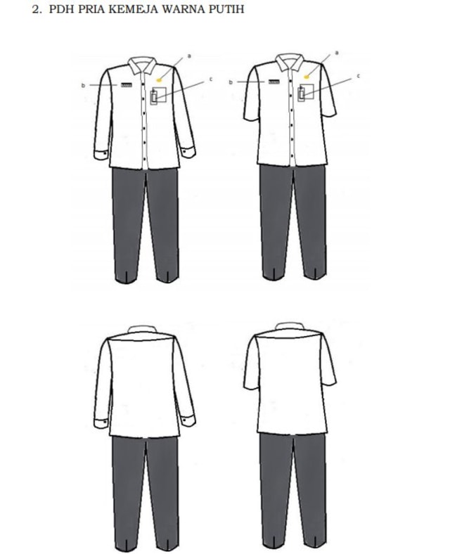 Pakaian PNS Kemendagri, NOT COVER
