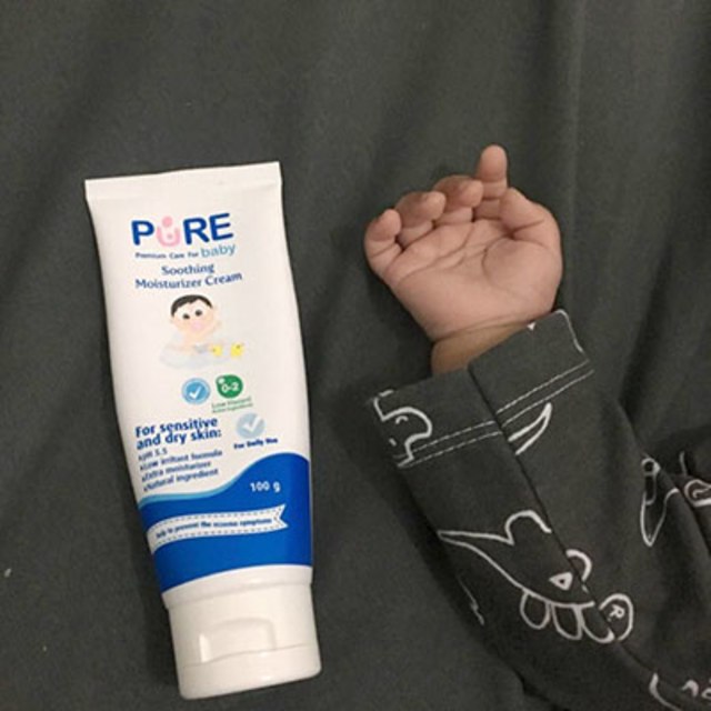 pure baby soothing moisturizer cream