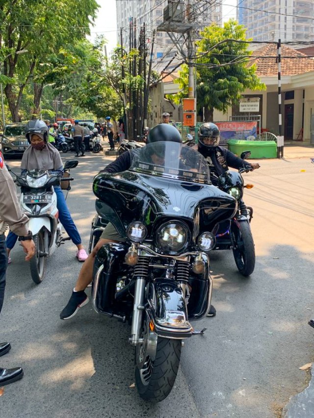 Harley-Davidson di Semarang tak lolos dari penindakan. dok Satlantas Polrestabes Semarang. Foto: Afiati Tsalitsati/kumparan