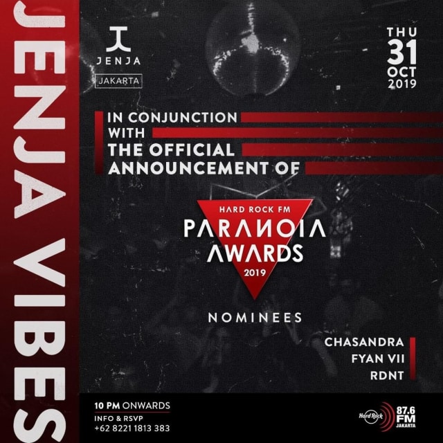 Paranoia Awards 2019 Foto: Instagram @hardrockfm