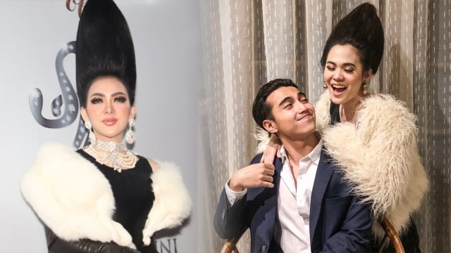 Melihat Sheryl Sheinafia Berdandan Ala Syahrini di Pesta Halloween (181411)