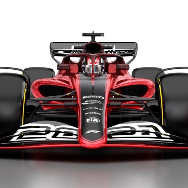 Ilustrasi mobil Formula 1 untuk musim 2021. Foto: Twitter F1