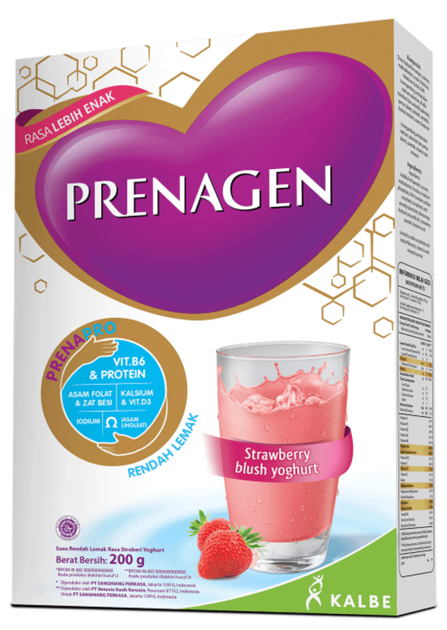 PRENAGEN Yoghurt Rasa Strawberry Blush