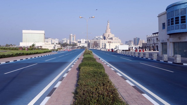 Jalan Warna Biru di Qatar, Pendingin Qatar