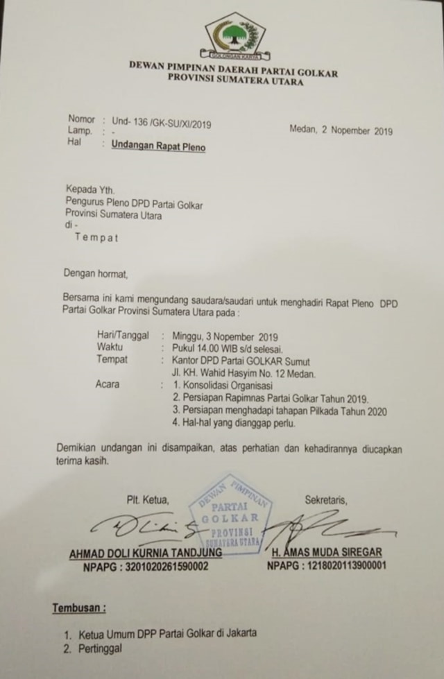 Riza Fakhrumi Dicopot dari Sekretaris Partai Golkar Sumut, Ada Apa? (24442)