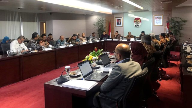 Koordinasi KPK dengan Kemensos