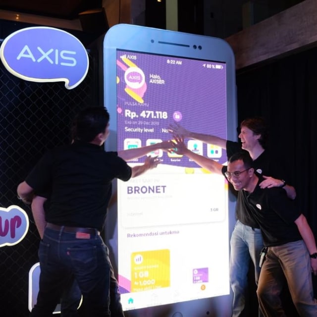 Peluncuran fitur baru Axis di aplikasi Axisnet. Foto: XL Axiata