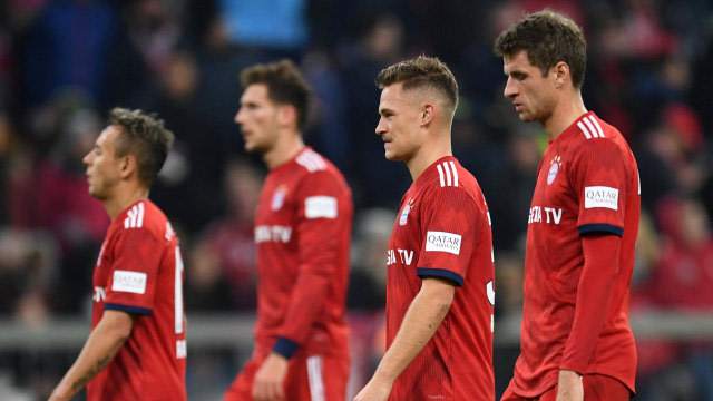 Bayern Muenchen menutup laga melawan Freiburg dengan kekecewaan. (Foto: REUTERS/Andreas Gebert)