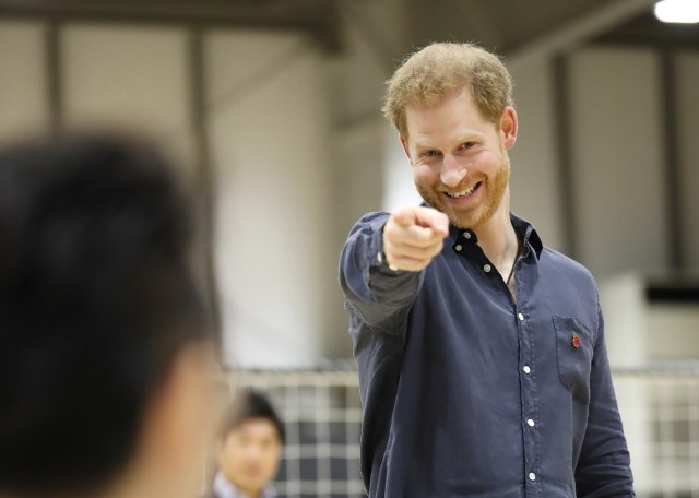Pangeran Harry menyambangi Jepang  Foto: AFP