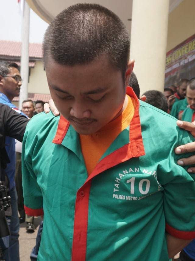 Konferensi pers pemusnahan narkoba hasil hasil Operasi Nila Jaya 2019 di Polres Jakarta Barat, Jakarta, Selasa (5/11).  Foto: Iqbal Firdaus/kumparan 