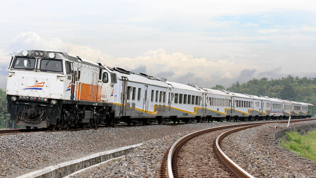 Ilustrasi kereta api. Foto: Kumparan.