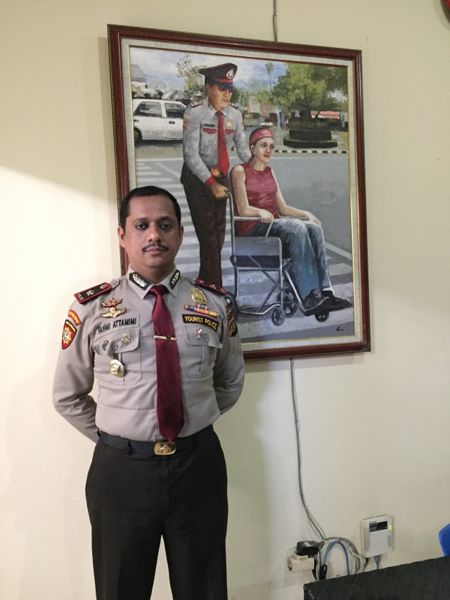 Kasubdit Wisata Direktur Pengamanan Objek Vital Polda Bali Kompol Fahmi di Gedung Tourist Police. Foto: Denita br Matondang./kumparan