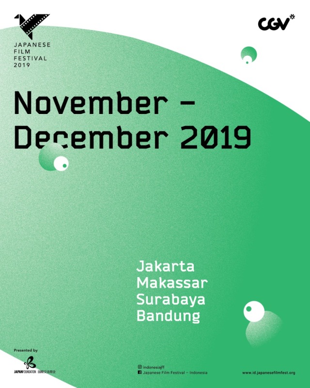 Japanese Film Festival Indonesia 2019 Foto: Instagram @indonesiajff