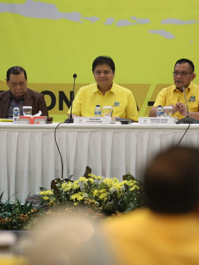 Suasana rapat pleno DPP Partai Golkar. Foto: Helmi Afandi Abdullah/kumparan