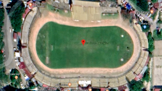 Stadion GOR H. Agus Salim Padang (Foto: Google Map)