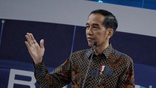 Presiden Joko Widodo meresmikan Indonesia Banking Expo (IBEX) 2019